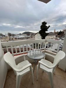 Balkón nebo terasa v ubytování Apartments Villa Simoni