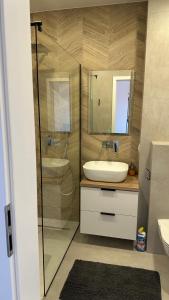 Kúpeľňa v ubytovaní Apartamenty Mickiewicza40