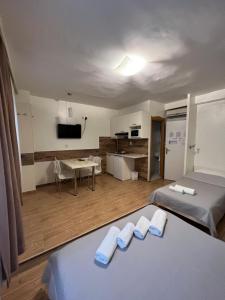 TV a/nebo společenská místnost v ubytování Apartments Villa Simoni