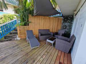 Balkon oz. terasa v nastanitvi Hotel Le Manguier