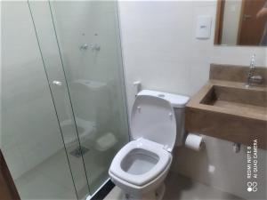 Ett badrum på Hotel Alvorada - Araçatuba - SP