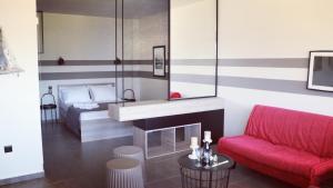 Area soggiorno di siviri suites