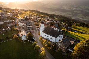 Et luftfoto af Pension Hilde Ferienwohnung