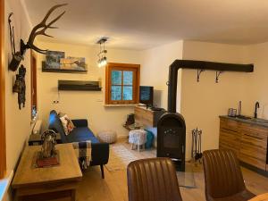Posezení v ubytování Chalet am Bach