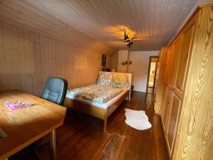 Postel nebo postele na pokoji v ubytování Chalet am Bach
