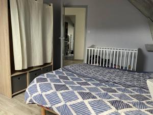 Posteľ alebo postele v izbe v ubytovaní Loft avec jardin
