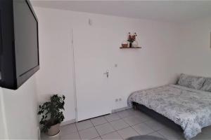 Posteľ alebo postele v izbe v ubytovaní Studio charmant et moderne grand confort + 10 fotografií
