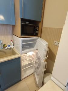 Kuchyň nebo kuchyňský kout v ubytování Apartman STANKOVIĆ