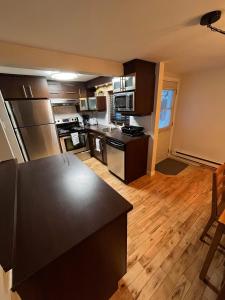 Η κουζίνα ή μικρή κουζίνα στο Appartement Condo dans le vieux Québec