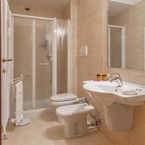 Koupelna v ubytování Hotel Doge