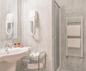 Koupelna v ubytování Hotel Doge