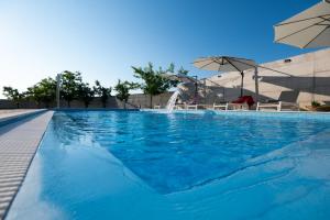 Bazén v ubytovaní Holiday apartment in Privlaka with sea view, balcony, air conditioning, WiFi 3598-5 alebo v jeho blízkosti + 21 fotografií