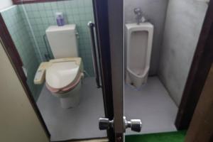 Koupelna v ubytování Ohanabatake