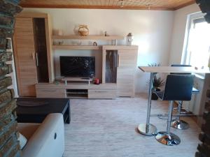 Η κουζίνα ή μικρή κουζίνα στο Ferienwohnung-Rothen-Adler +29 φωτογραφίες