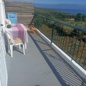 Balkón nebo terasa v ubytování FILOXENIA Studio 7