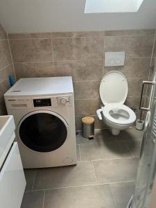 Koupelna v ubytování Ferienwohnung Alpina