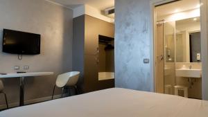 Koupelna v ubytování CAVALLO Hotel Noventa di Piave