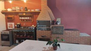 Køkken eller tekøkken på Estrela da noite