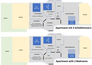 Grundriss der Unterkunft Deluxe Panorama Apartment-Maibrunn-Alm