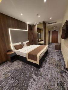 Letto o letti in una camera di Spa Hotel Terme