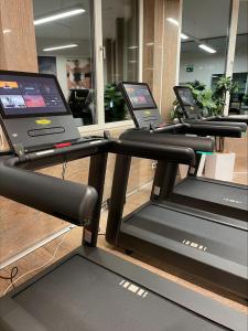Spordikeskus ja/või sportimisvõimalused majutusasutuses Wellness Hotel Aquafit Sursee