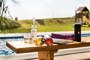 Nápoje v ubytovaní Resort Kovács
