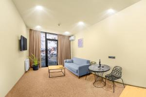 Istumisnurk majutusasutuses LALO Hotel Abastumani