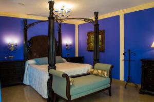 Ein Bett oder Betten in einem Zimmer der Unterkunft Hotel Restaurante Setos