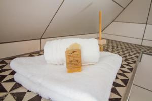 Ein Bett oder Betten in einem Zimmer der Unterkunft Wolke 7 - Mond