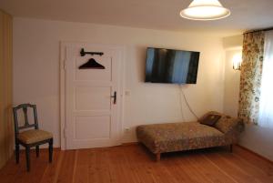 TV a/nebo společenská místnost v ubytování Alte Schmiede