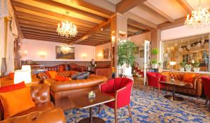 Posezení v ubytování Eiger Mürren Swiss Quality Hotel