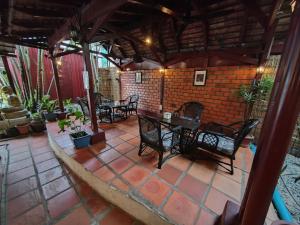 Posezení v ubytování Soben Cafe Guesthouse & Restaurant