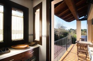 Balkón nebo terasa v ubytování Apartamento La casa Mágica de Llanes