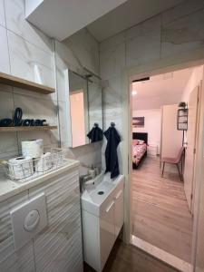 Kuchyň nebo kuchyňský kout v ubytování Apartment Lanterna