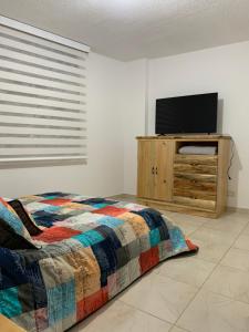 TV a/nebo společenská místnost v ubytování Bellísimos apartamentos céntricos en La Mesa