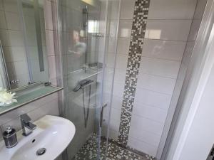 Kúpeľňa v ubytovaní Apartmani Lana, 40 metara do mora, Seline (4+1)