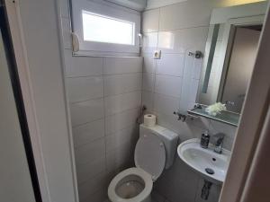 Kúpeľňa v ubytovaní Apartmani Lana, 40 metara do mora, Seline (4+1)
