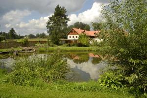 Loodusmaastik of the country house lähedal