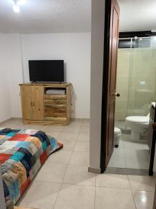 Koupelna v ubytování Bellísimos apartamentos céntricos en La Mesa