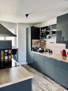 Virtuvė arba virtuvėlė apgyvendinimo įstaigoje Appartement - Concarneau