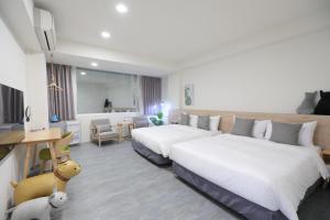 Letto o letti in una camera di 161 Easy Inn