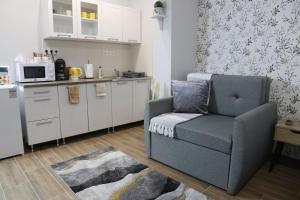 Kuchyňa alebo kuchynka v ubytovaní Várfal apartman