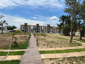 Κήπος έξω από το Apartamento nos Lençóis Confort