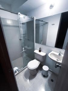 Kúpeľňa v ubytovaní Moderno y Acogedor apartamento