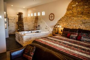 Postel nebo postele na pokoji v ubytování Origins Bed and Breakfast