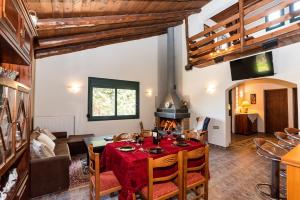 Χώρος καθιστικού στο Anna's country villa
