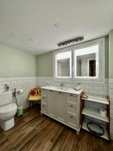 A bathroom at La Marina de Aiguadolç