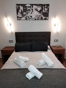 Posteľ alebo postele v izbe v ubytovaní Apartamento Eursu centro con piscina