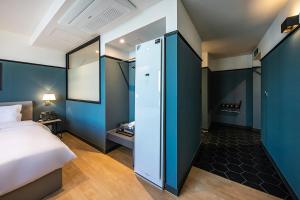 Postel nebo postele na pokoji v ubytování Brown Dot Hotel Ulsan Jangsaengpo