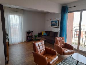 Appartement Arcachon, 3 pièces, 9 personnes - FR-1-319-345にあるシーティングエリア